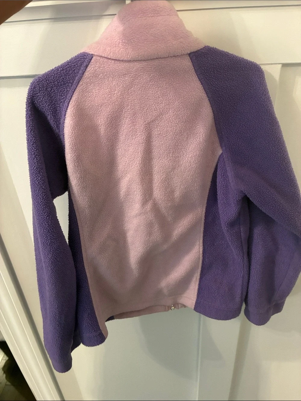 Columbia Pink and Purple Fleece Zip Jacket